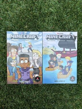 Minecraft Graphic Novel Set Volume 1 & 2